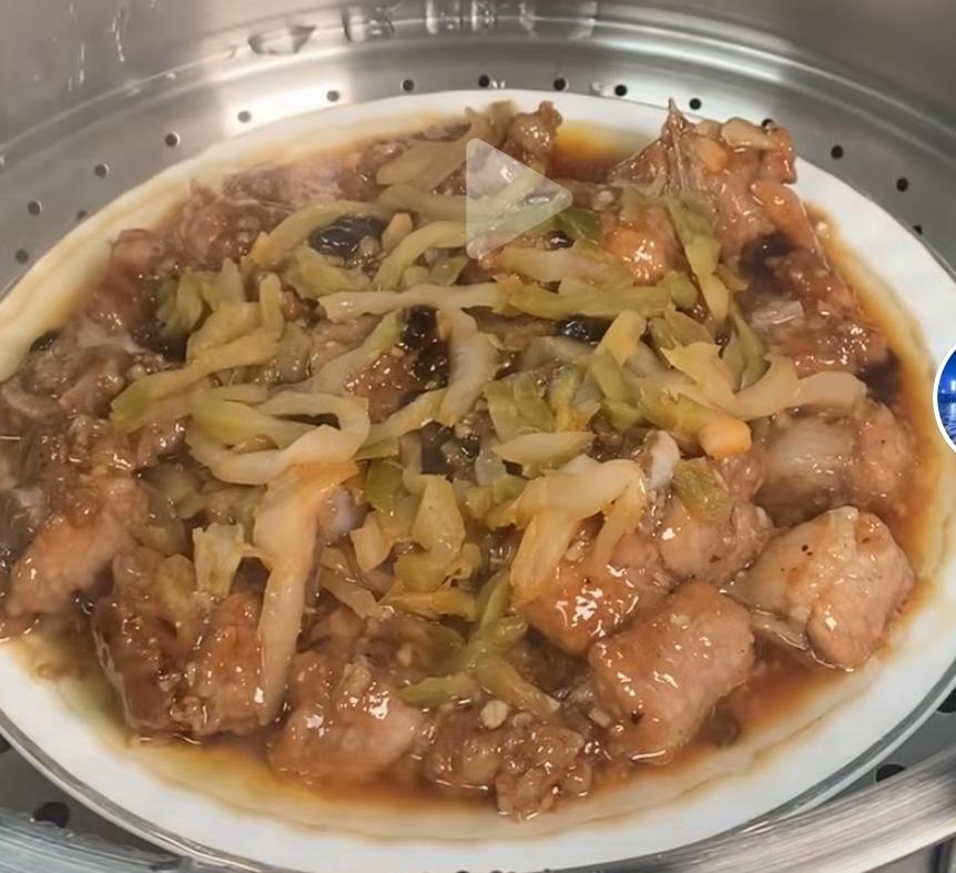 榨菜蒸排骨