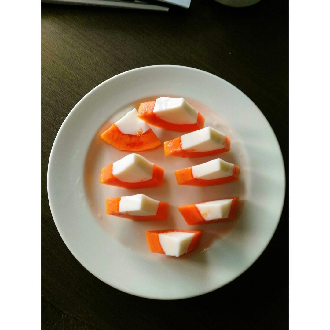 木瓜椰奶冻