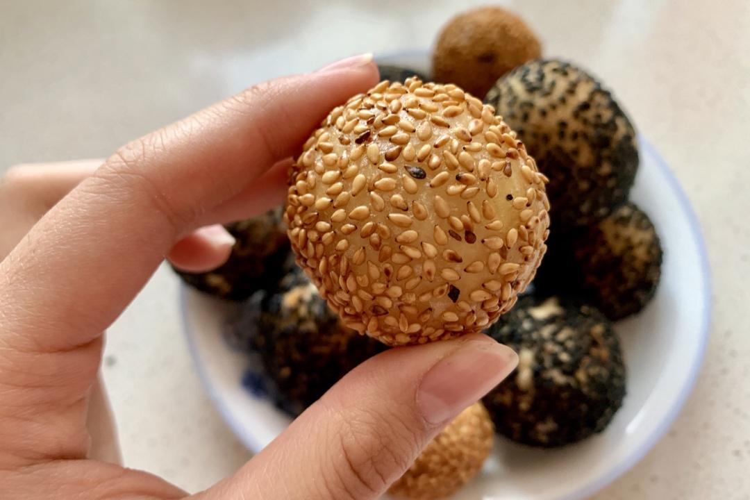 空心油麻球
