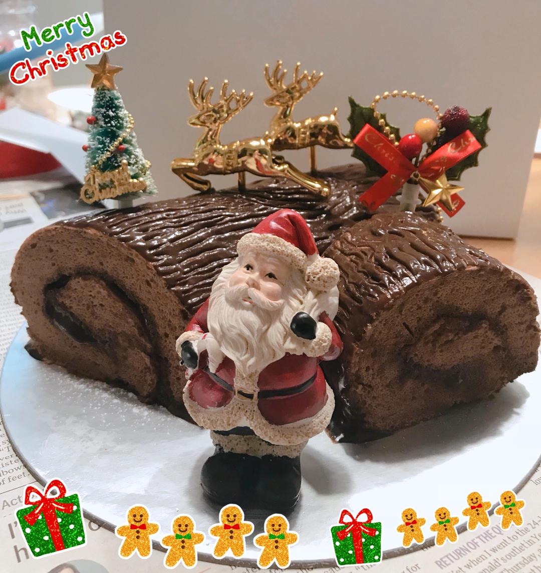 圣诞树干蛋糕（Christmas Log）