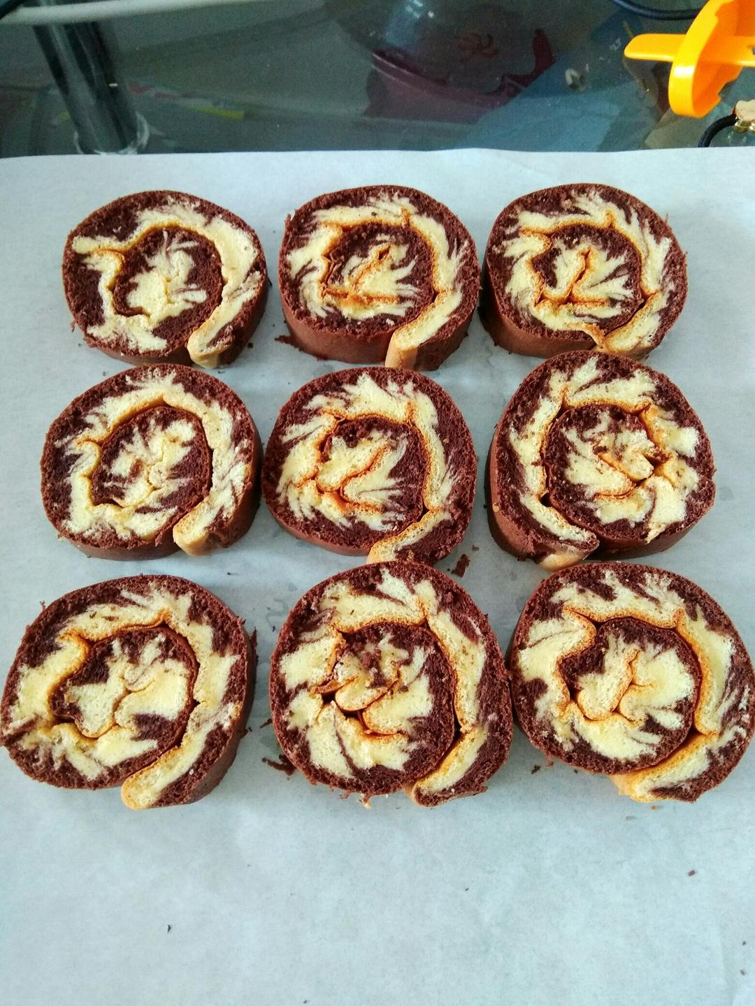 可可旋风蛋糕卷（视频）