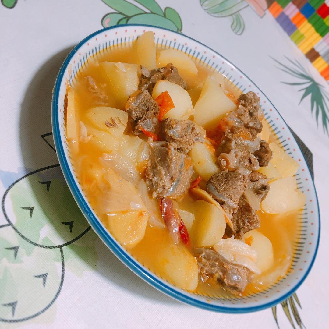 番茄土豆炖牛腩（高压锅版）