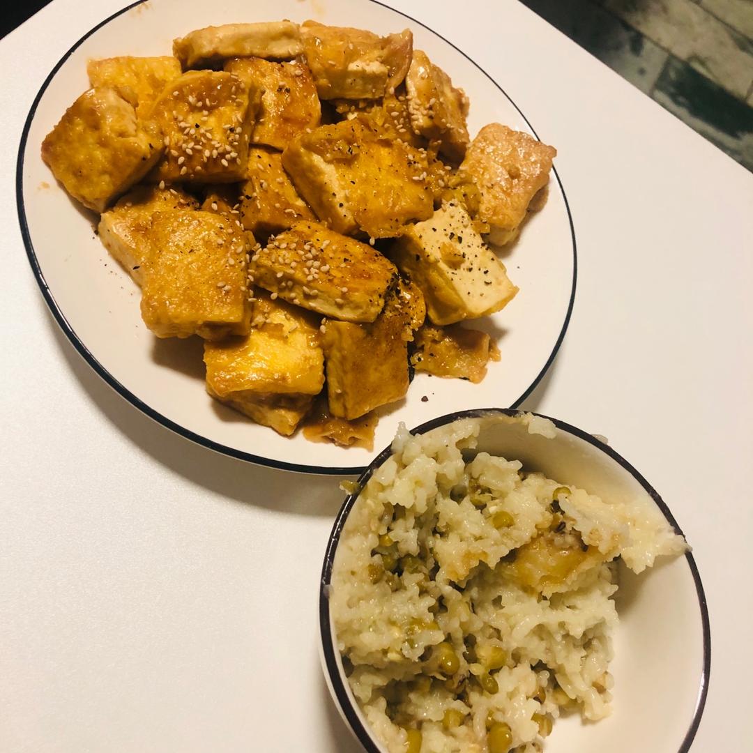 无敌好吃的香煎豆腐