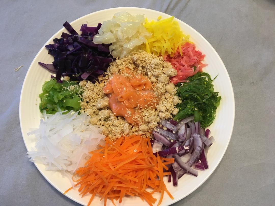 捞喜八宝三文鱼生【食材包操作说明】