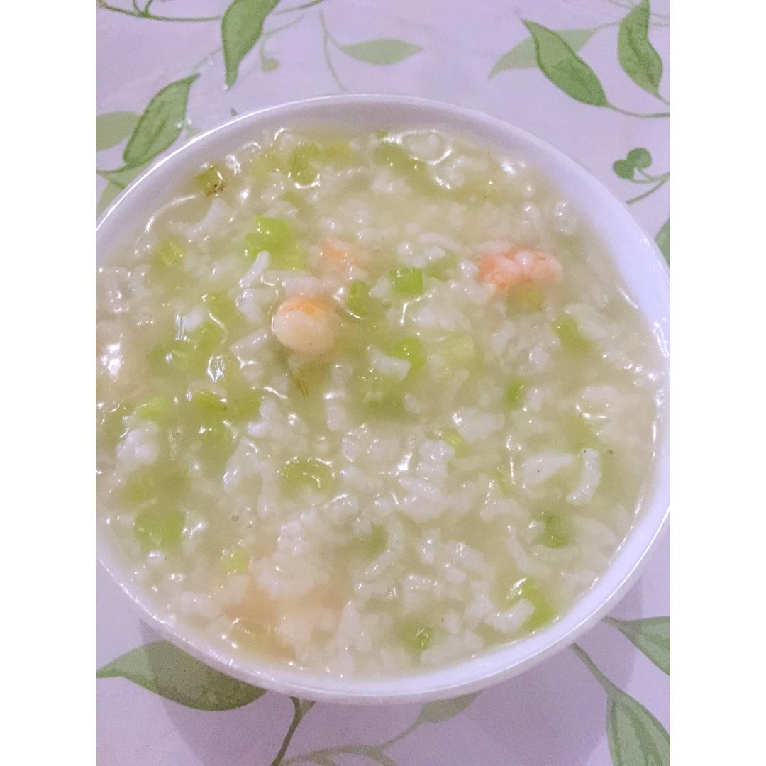 鲜虾香芹粥