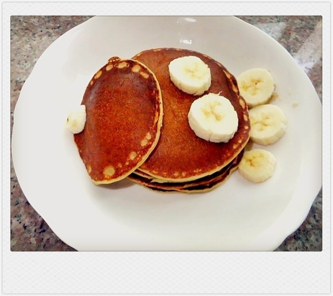 香蕉牛奶小煎饼