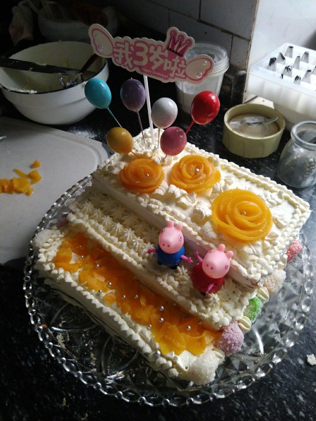 水果奶油【生日蛋糕】