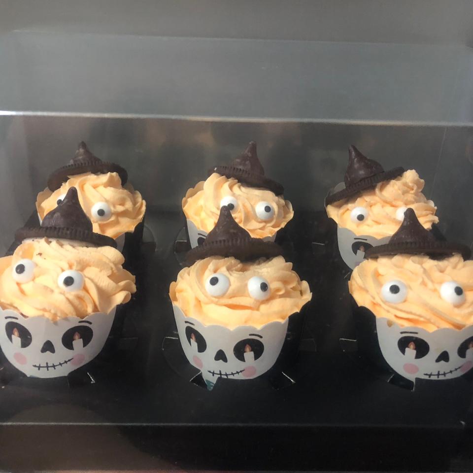 【万圣节】女巫帽子cupcake—美的T7-L382B智烤大师