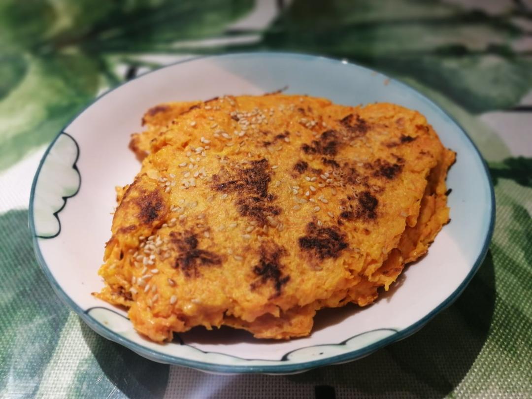 胡萝卜鸡蛋饼