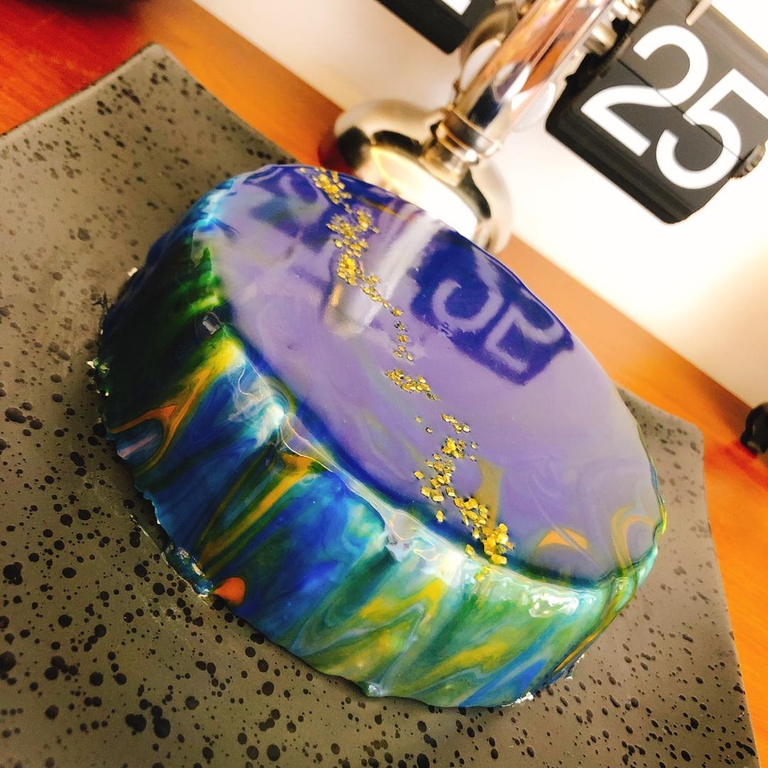 星空淋面(巧克力淋面)——神秘无比的它居然如此简单？
★经典配方★