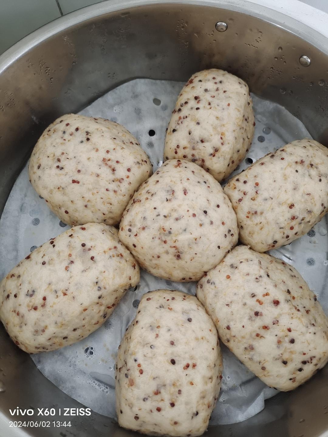 营养健康黎麦馒头