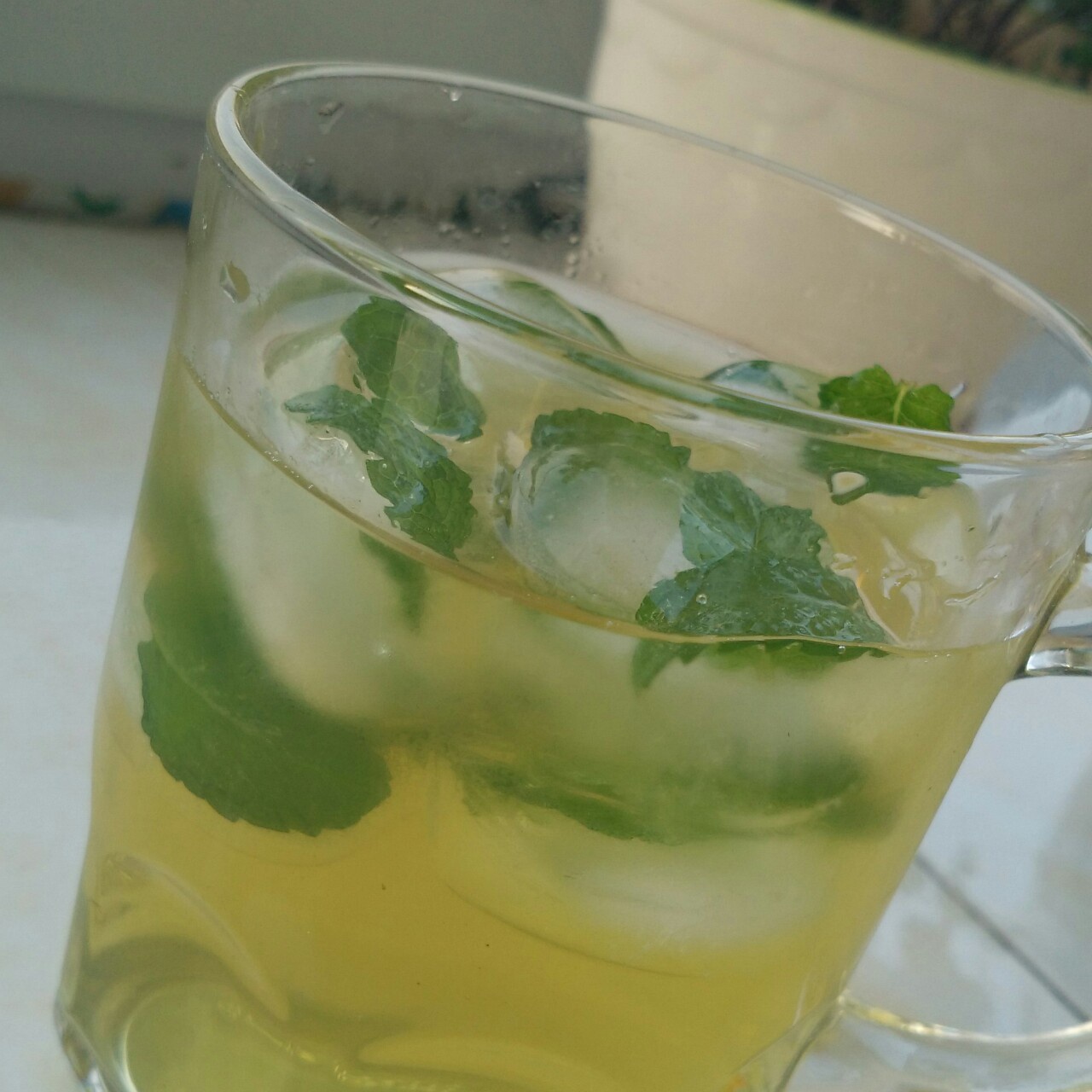 沉默的风景做的清爽薄荷冰