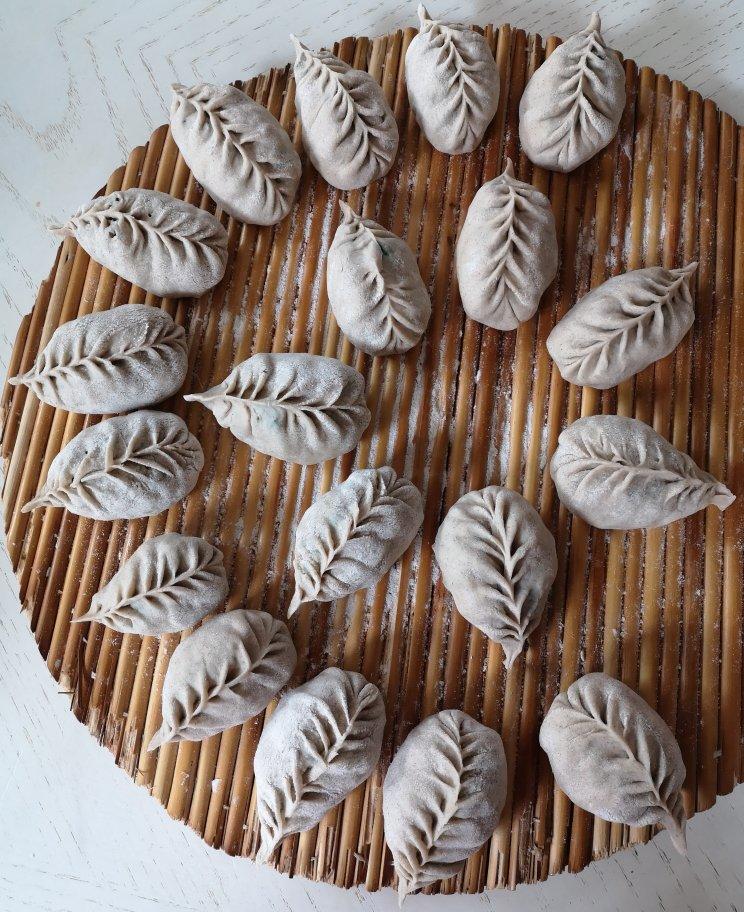 小桥流水-112做的荞麦面蒸饺