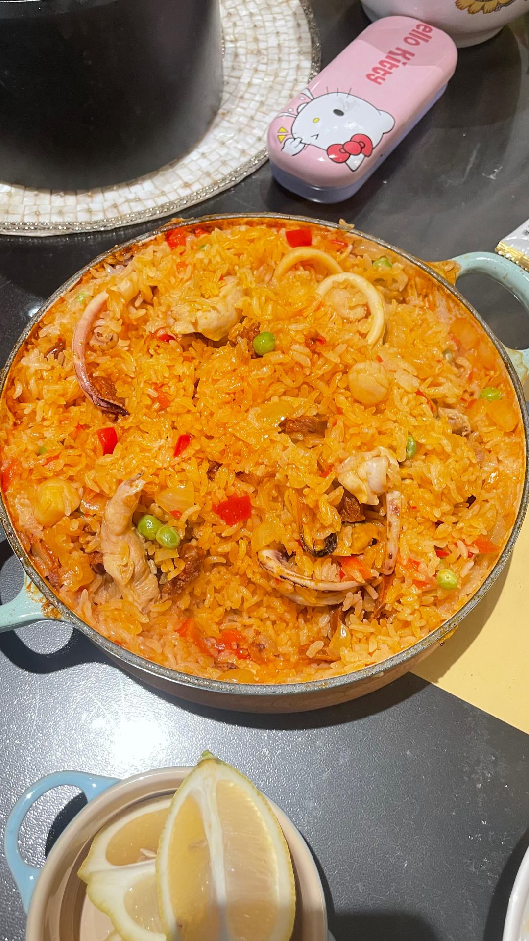 西班牙海鲜饭（Paella）