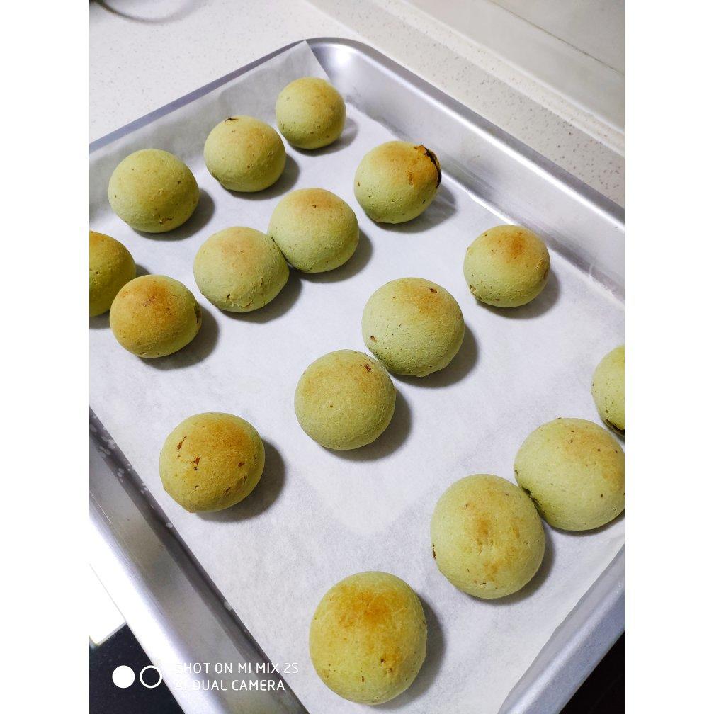 抹茶蔓越莓麻薯包（不回缩）