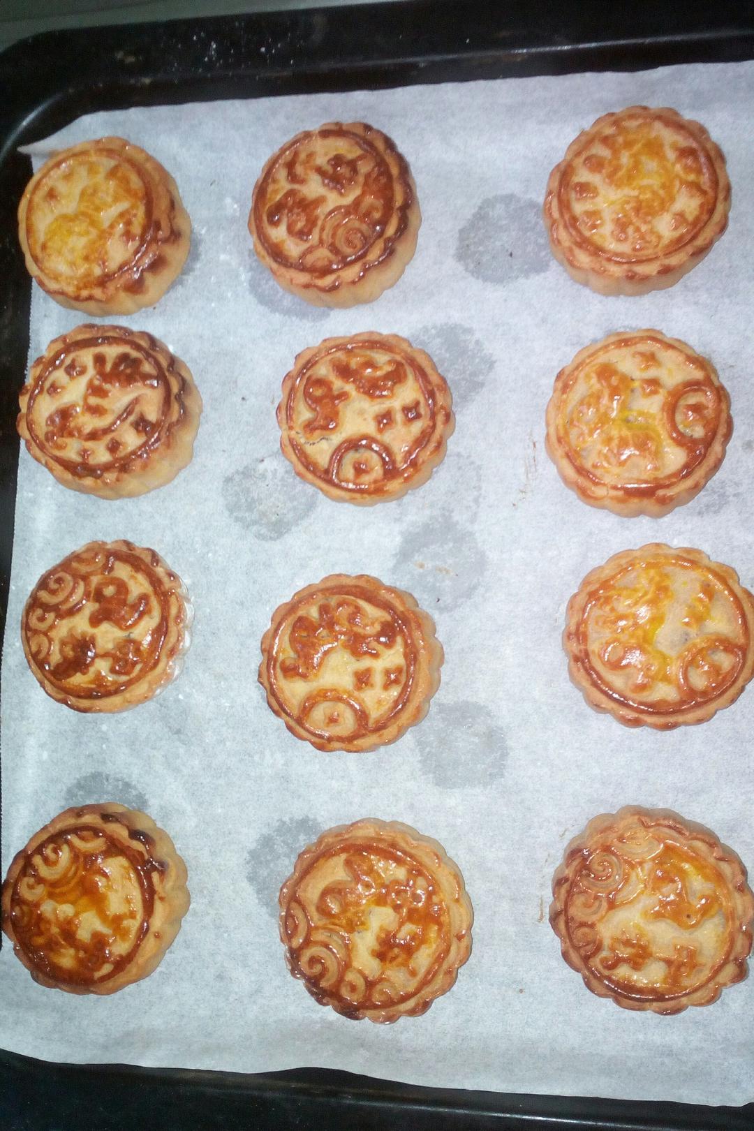 自制伍仁馅月饼