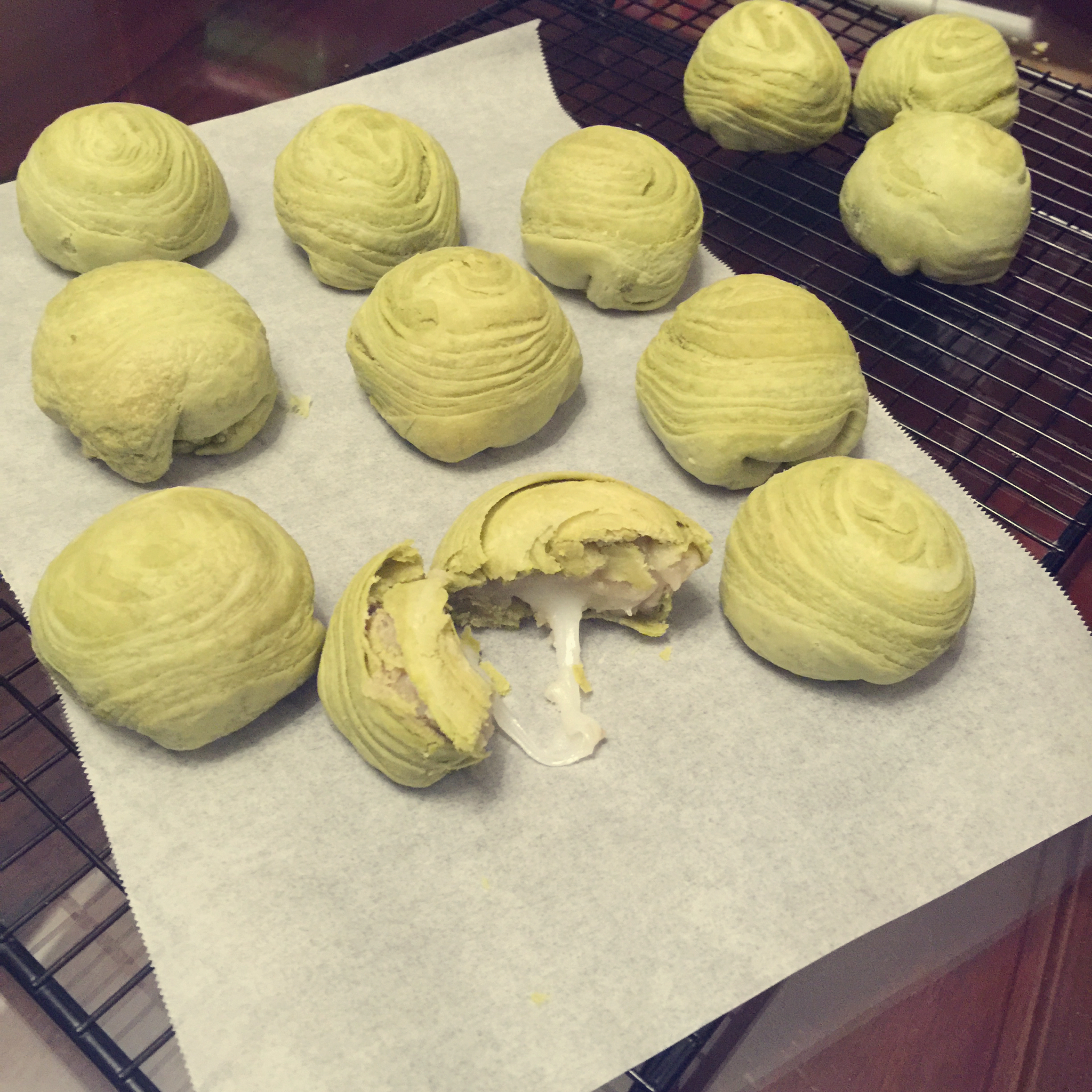 麻薯香芋酥/台湾大甲芋头酥(无猪油完美复刻2015.10修订各种抹茶酥、绿茶酥、蛋黄酥、紫薯酥通用哟）