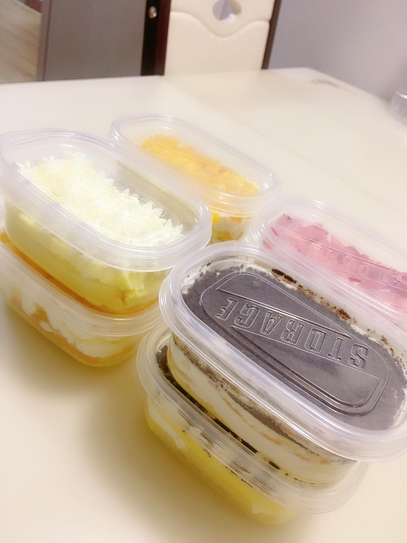 简单快手的便当饭盒水果盒子蛋糕