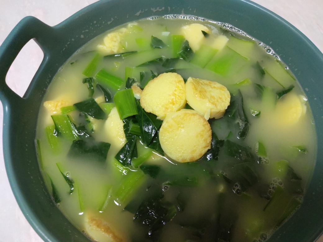 (家常菜)青菜豆腐汤的做法
