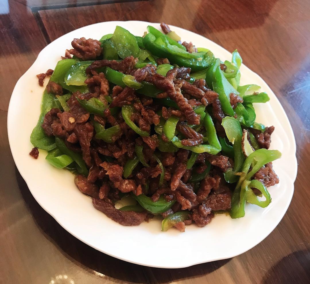 青椒牛肉丝