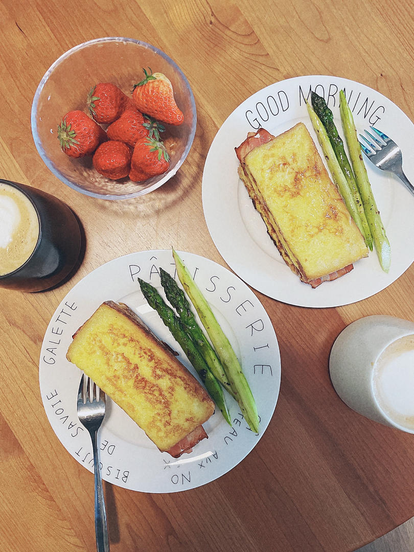 芝士培根法式吐司