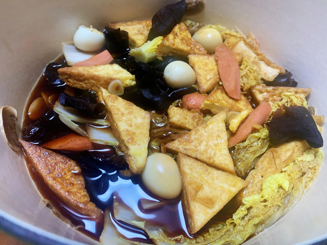 白菜豆腐煲