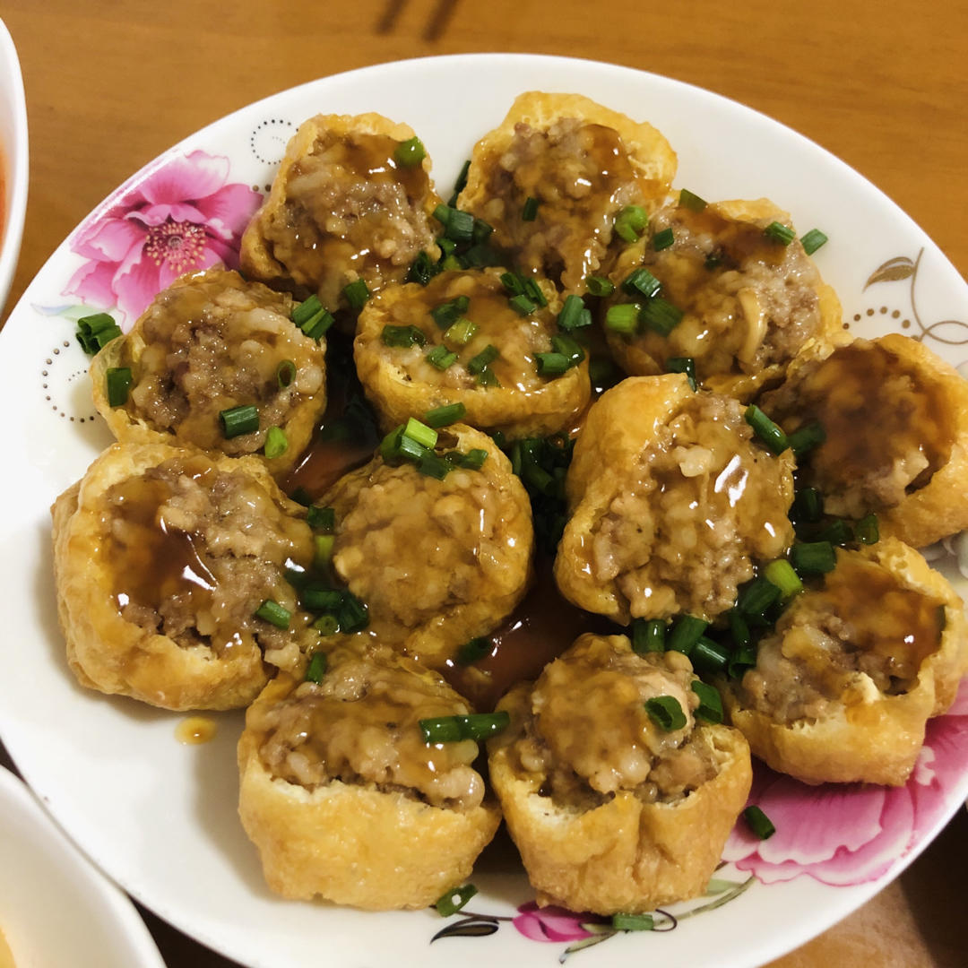 油豆泡塞肉