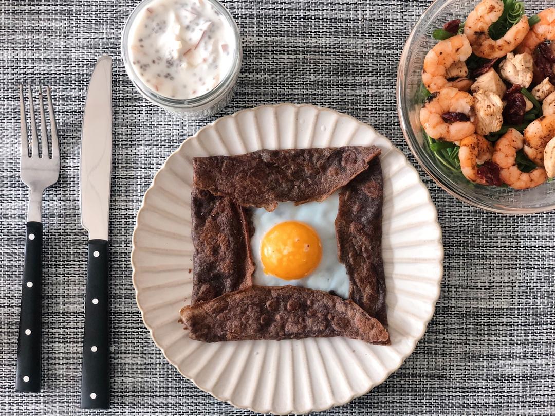 嫩蛋全麦四方饼——抱蛋饼【健康主食】