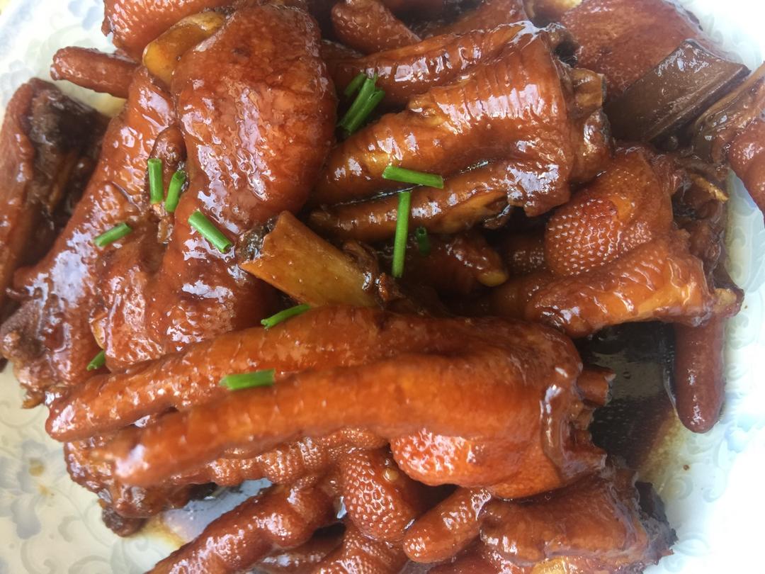 秘制红烧鸡爪