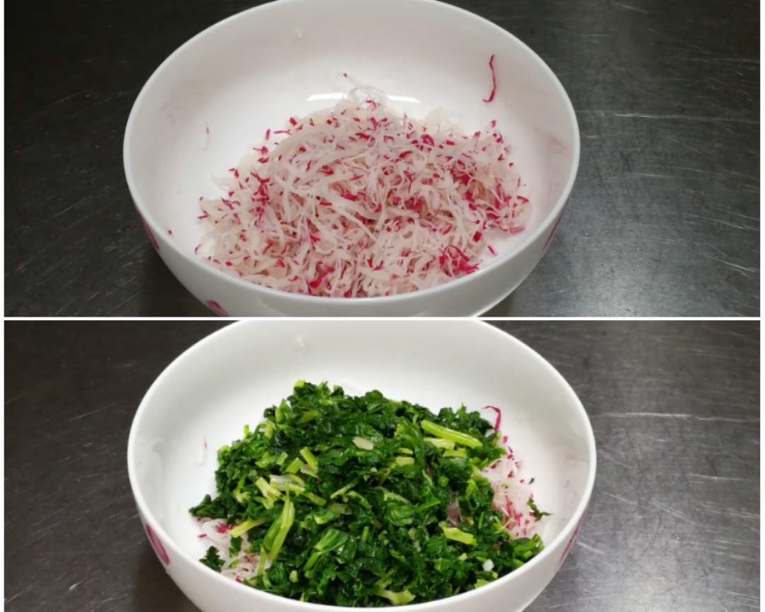 芹菜叶拌萝卜丝的做法 步骤4