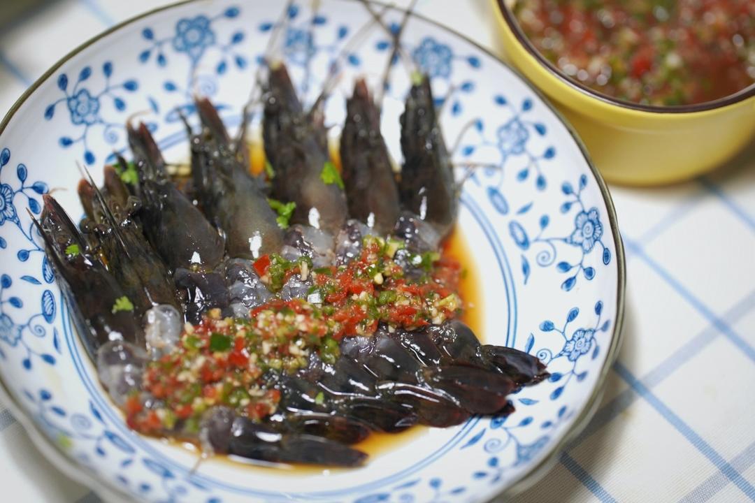 泰式生腌黑虎虾的做法