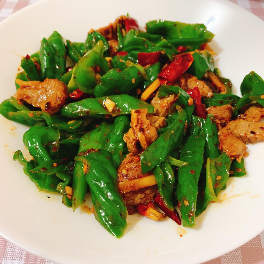 青椒炒牛肉