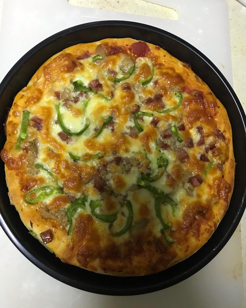 金枪鱼火腿pizza
