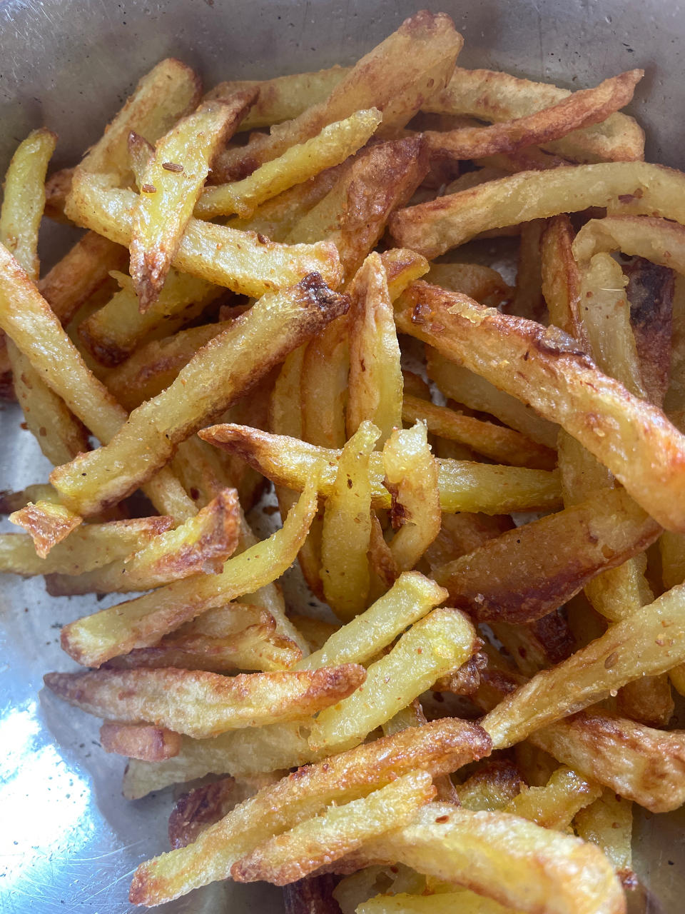 空气炸锅薯条&不用速冻版&超快手 现做现吃