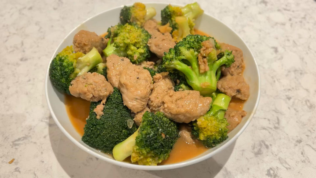 西兰花炒牛肉