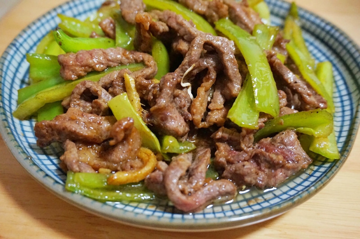 超级嫩的青椒牛肉丝