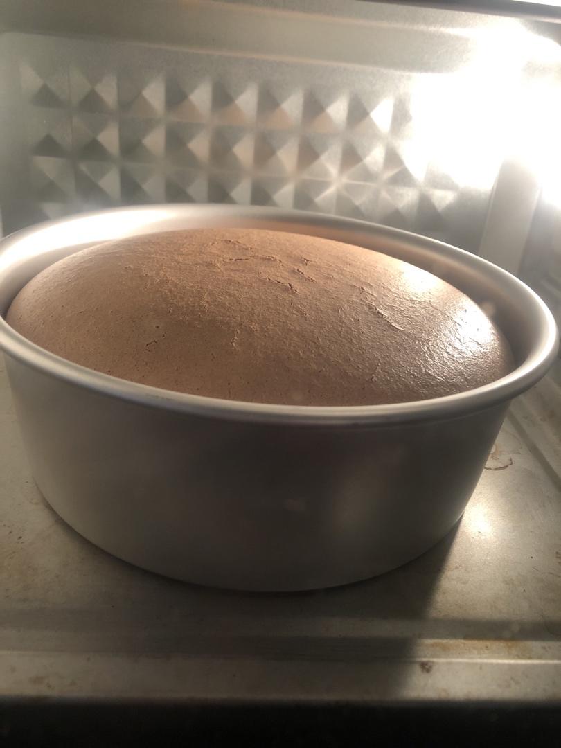 8寸可可戚风蛋糕