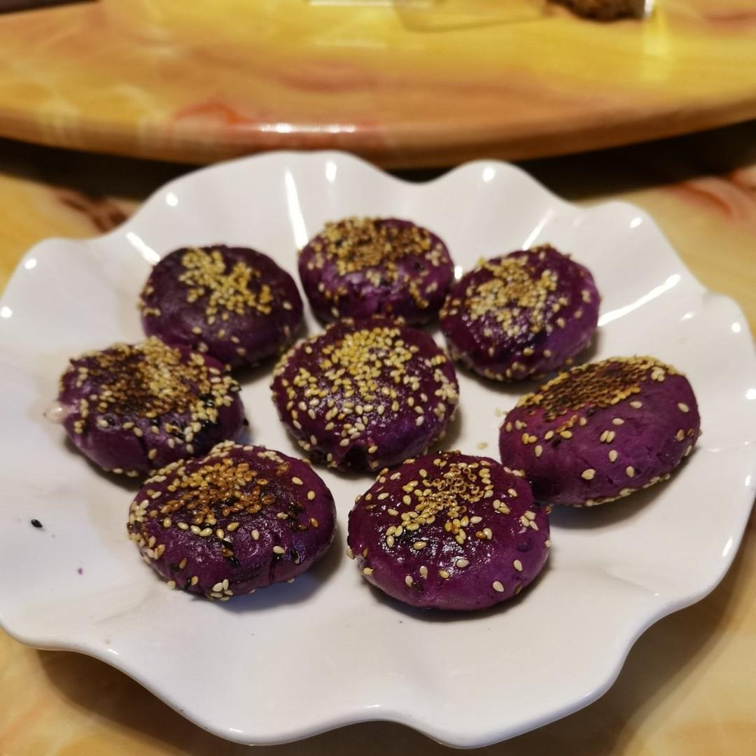 超高颜值无敌美味的紫薯芝士饼｜早餐下午茶饭后甜品都可以上