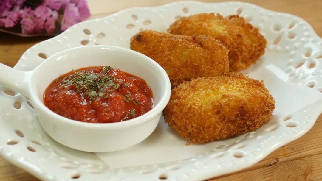 西班牙火腿炸丸子的做法