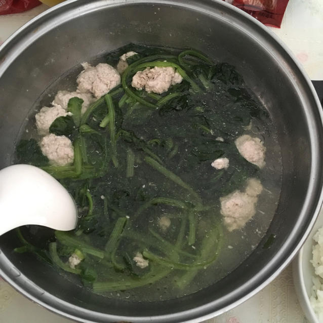手工肉丸汤