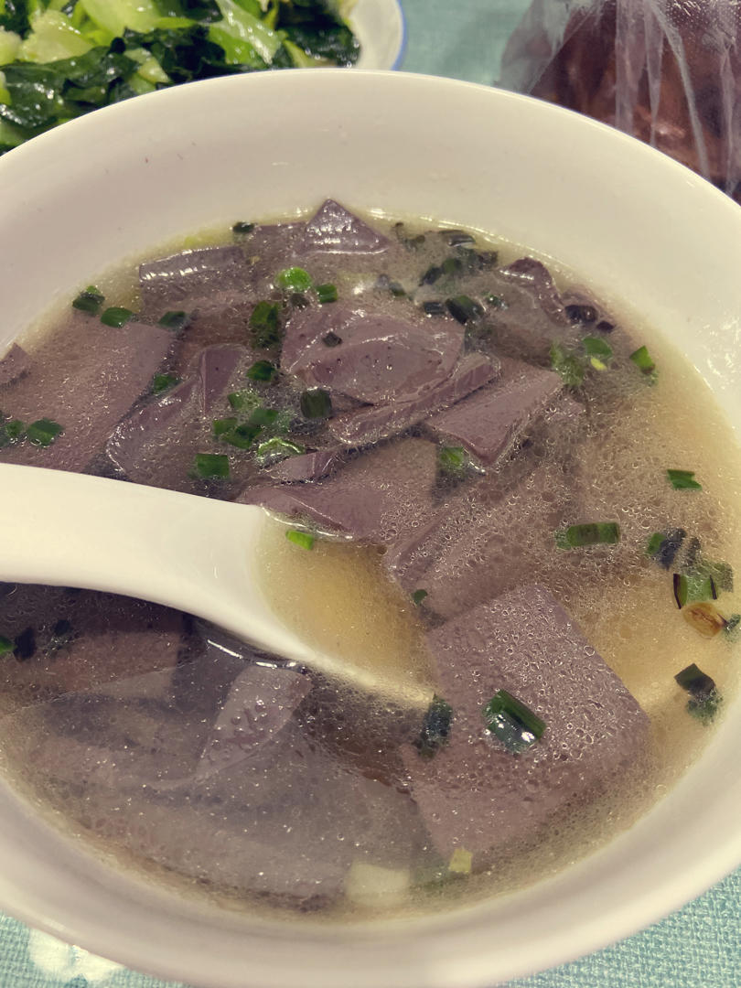 大蒜羊血汤