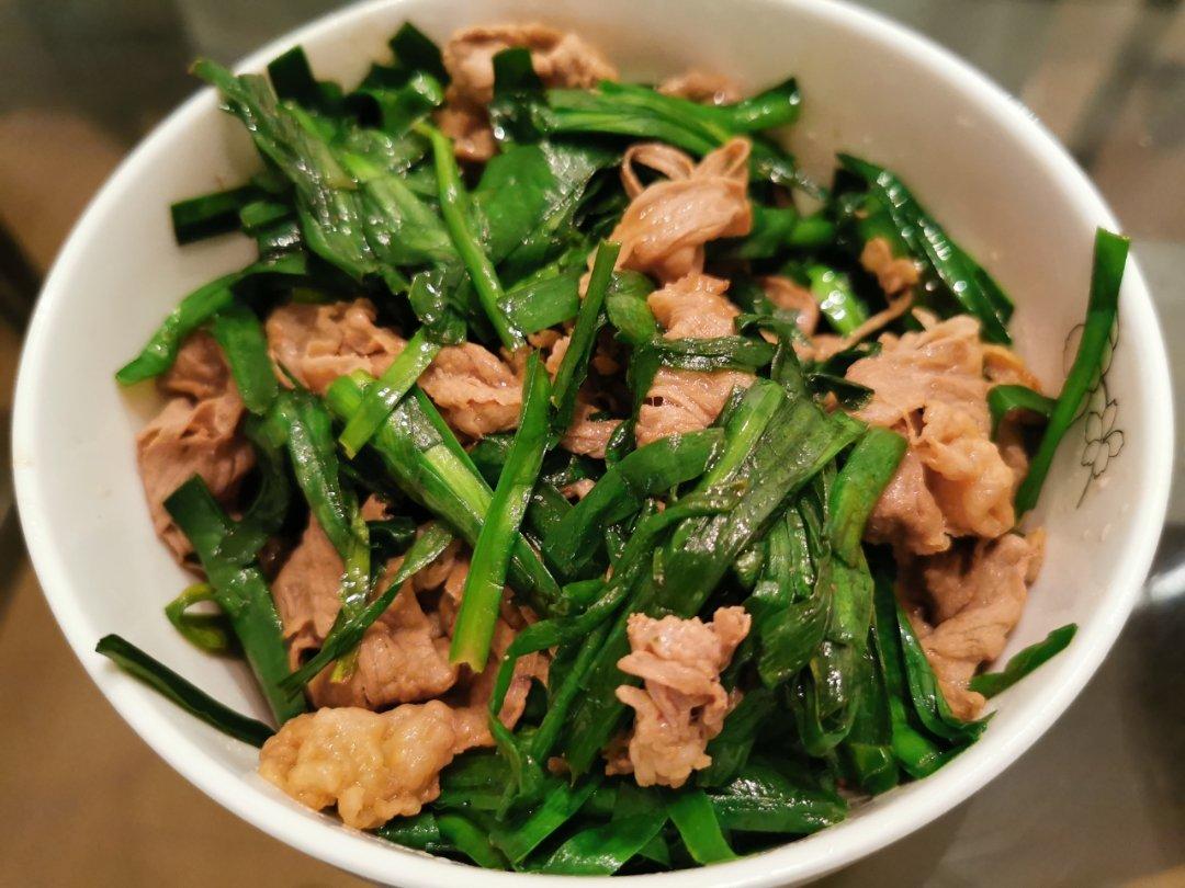 韭菜炒牛肉