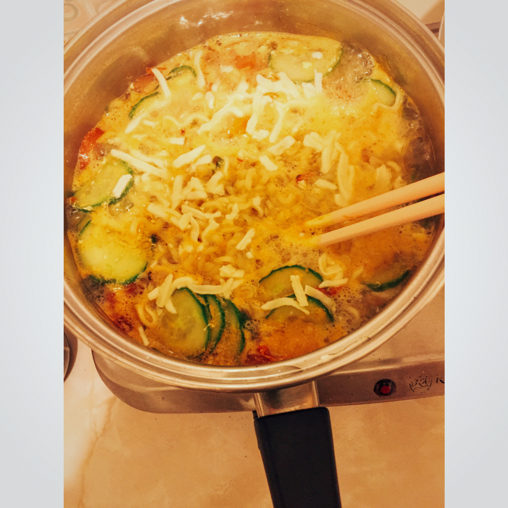 满足食欲的深夜秘密 森系浓香泡面