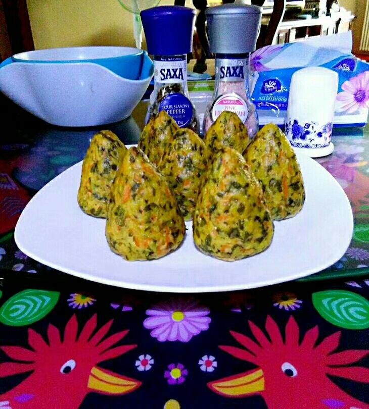 咸味菜窝头(内附手法视频)～～吃点儿粗粮系列