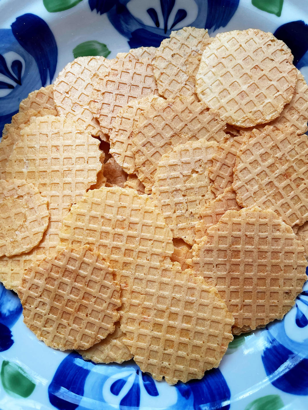 鲜掉眉毛的虾片