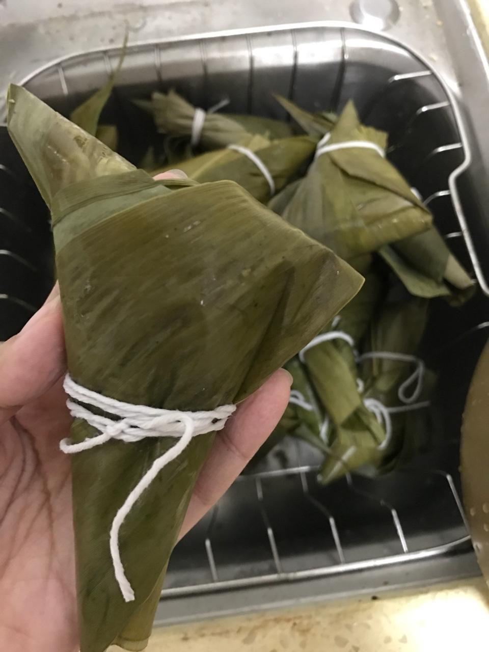 三角粽的包法