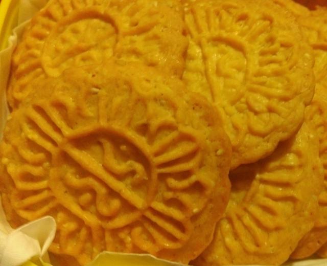 椰蓉芝麻桃酥--松香酥脆的做法