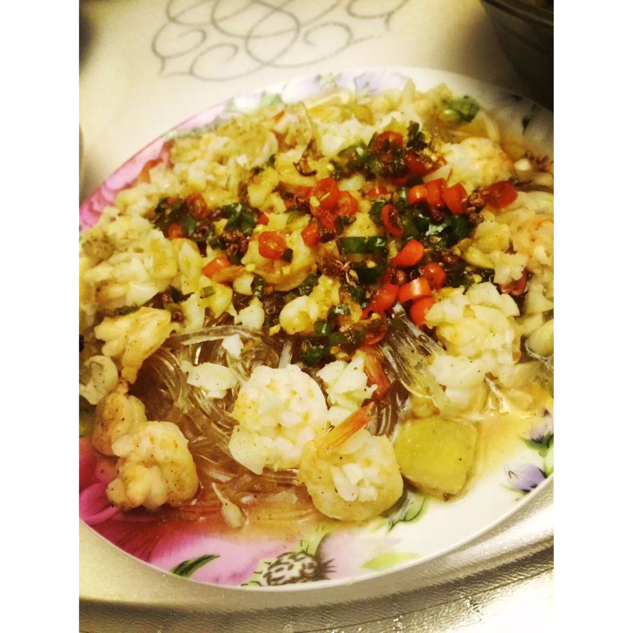 蒜蓉粉丝蒸大虾