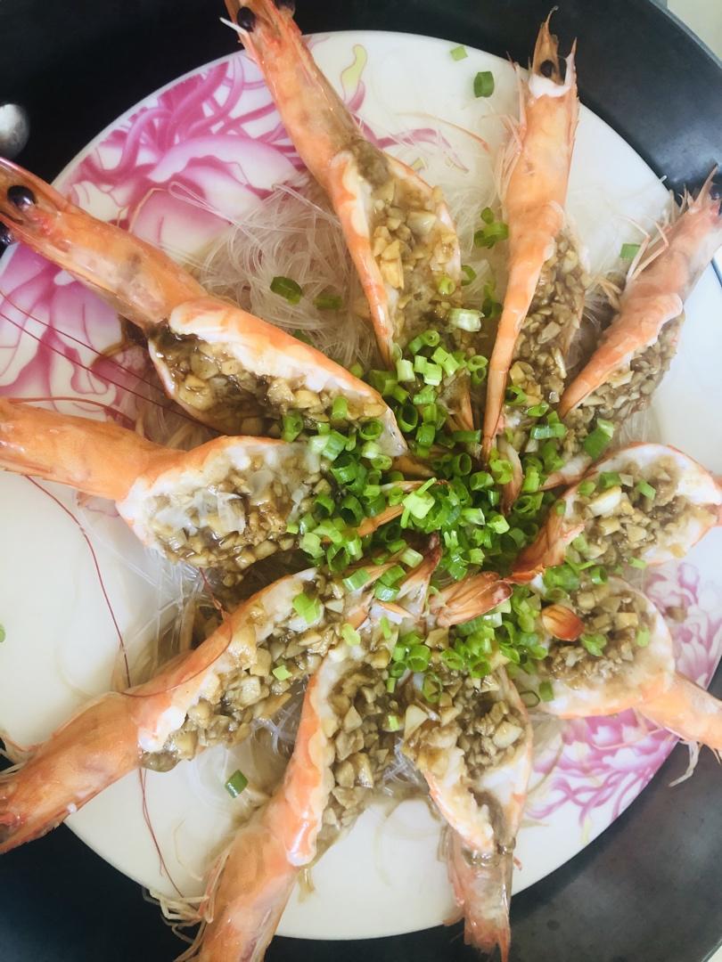 蒜蓉粉丝蒸虾