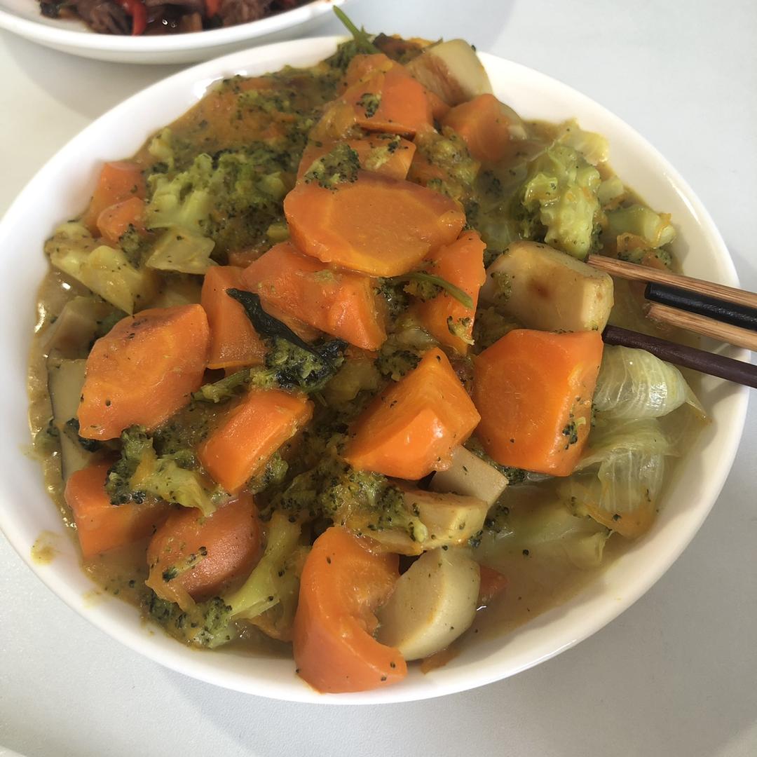 浓汤宝咖喱炖菜